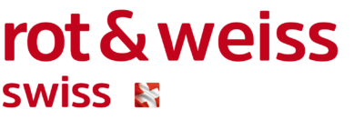 Logo von rot & weiss swiss, einem Magazin für Zahnmedizin und zahnärztliche Praxisführung in der Schweiz.