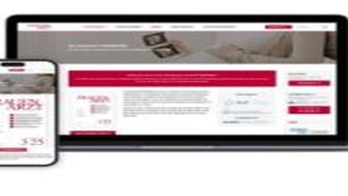 Frauenarzt Website mockup